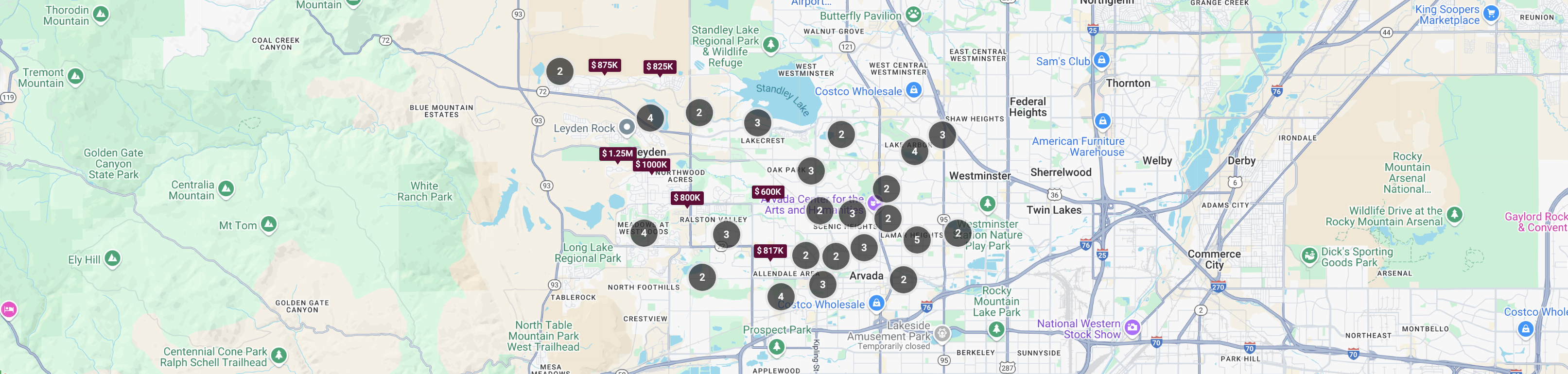 Arvada-map