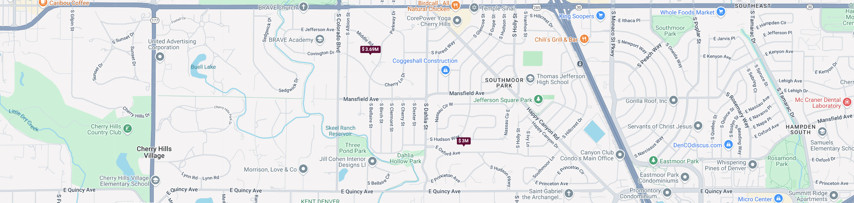 Cherry Hills Village map