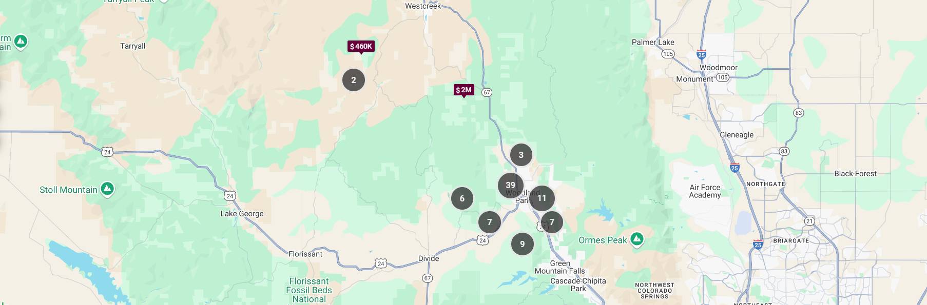 Woodland Park MAP